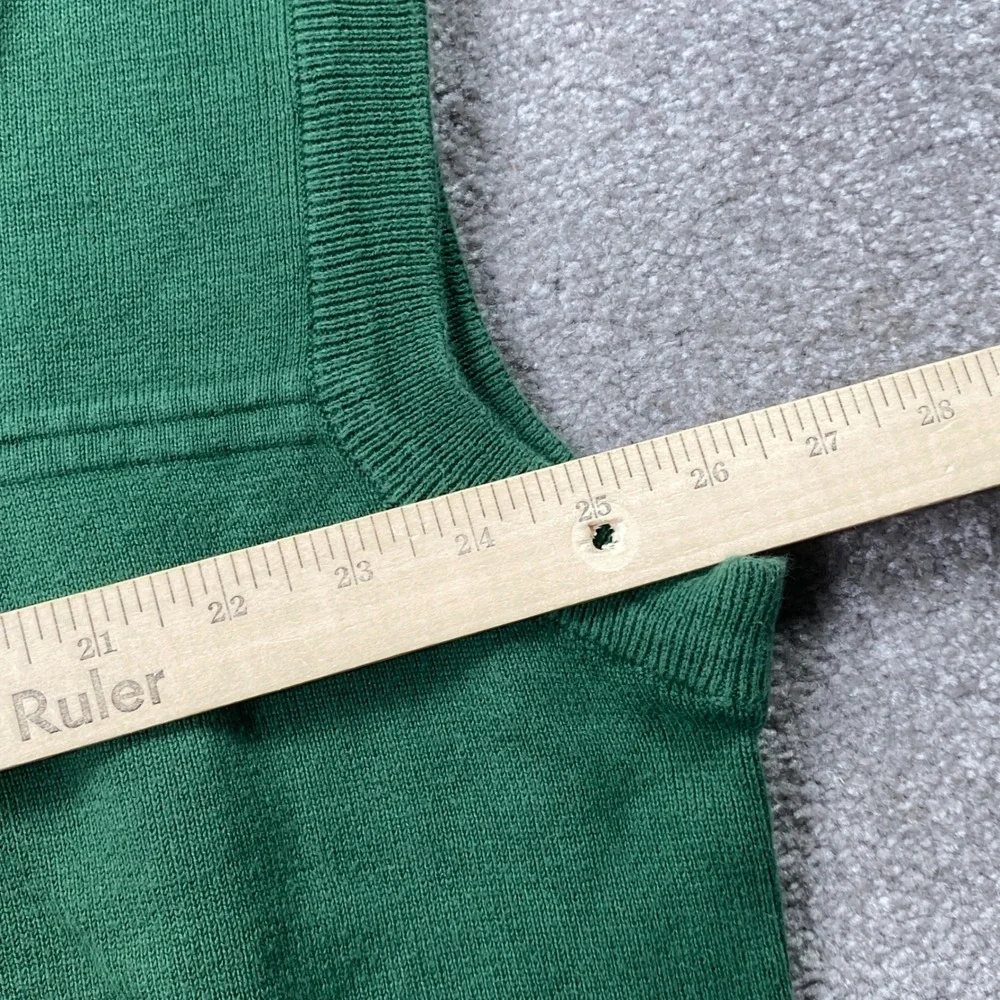 Nike Sweater Vest Mens XL Green Michigan State Spartans V-Neck Cotton Vintage